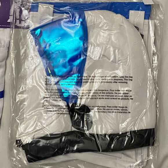 Space Explorer Astronaut Costume Member's Mark Unisex Medium 8-10 Halloween New - Picture 4 of 4